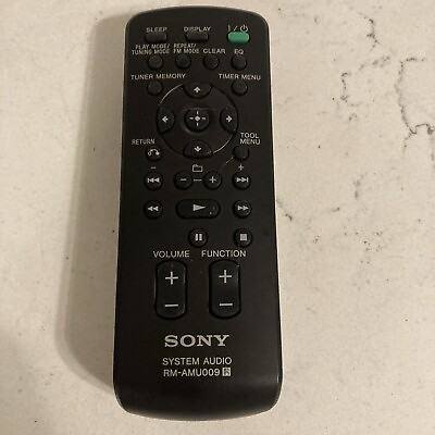 #ad Genuine Sony System Audio Remote Control RM AMU009 Tested Working $5.36