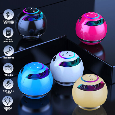 #ad Bluetooth Speakers Portable Speaker Loud Stereo Sound Rich Bass TF FM for Party $10.99