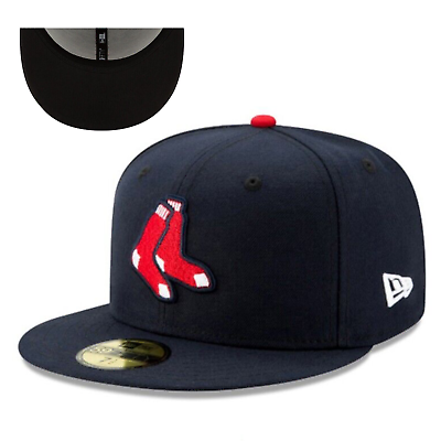 #ad Boston Red Sox BOS MLB Authentic New Era 59FIFTY Fitted Cap Sox Logo 5950 Hat $33.25
