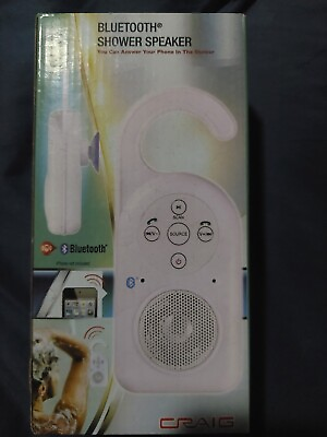 #ad CRAIG Bluetooth Speaker Water Resistant NEW IN BOX $9.00