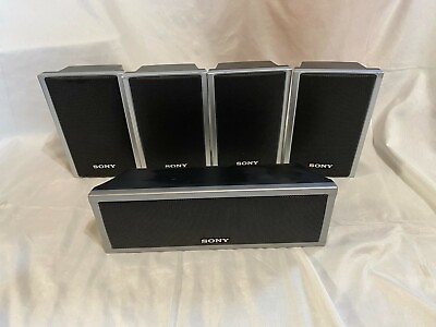 #ad Sony Surround Sound 5 Speakers 3 SS TS80 1 SS CT80 Speakers 3.A2 $39.99