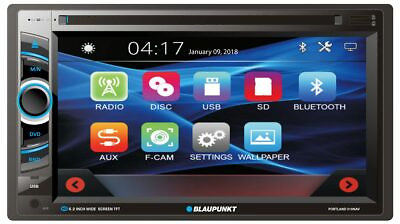 #ad NEW Bluetooth Car Audio Media CD DVD Head Unit.DualDin.Receiver.FM.Tuner.MP3. $175.00