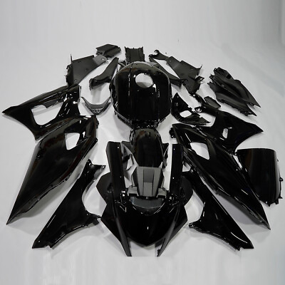 #ad For Yamaha YZF R7 2022 2023 Black Painted Fairings Kit ABS Injection Bodywork $362.60