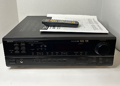 #ad Denon AVR 1602 Reciever Audio Component Surround Sound amp; Remote and Manual $97.37