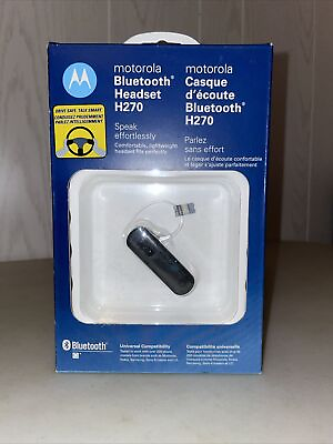 #ad Motorola Bluetooth Headset H270 New In Box Universal Compatibility For Driving C $17.99