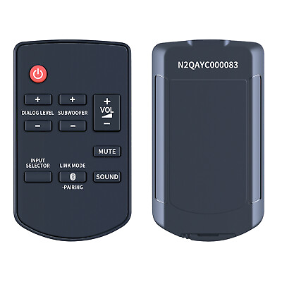 #ad New N2QAYC000083 Remote Control For Panasonic Soundbar Home Theater Audio System $13.49