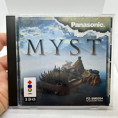 #ad 3DO video Game: Myst Slightly Used Panasonic with manual and jewel case $24.95