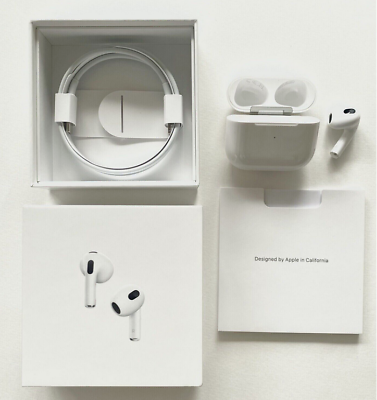 #ad Apple Airpods 3rd Generation Wireless Bluetooth Earbuds With White Charging Case $40.98
