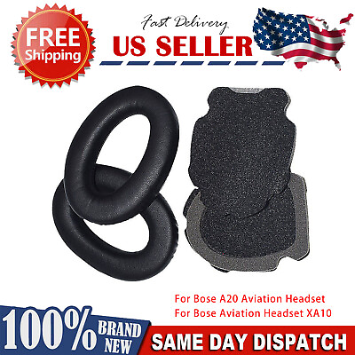 #ad Replacement Earpads Cover Cushion For Bose Headset A20 A10 Headphone Ear Pads $8.55