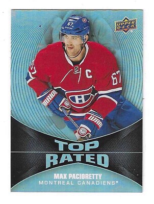 #ad 2016 17 UPPER DECK OVERTIME MAX PACIORETTY INSERT #TR 11 MONTREAL CANADIENS $4.99