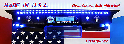 #ad GOLF CART RADIO UTV CD PLAYER Overhead Stereo SOUNDBAR 6.5quot; JVC SPEAKERS $529.00