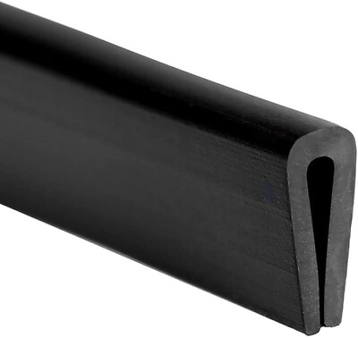 #ad 10Ft Rubber Edge Trim U Channel EPDM Protector Fits 0.09quot; Sheet Metal Sharp Home $16.99