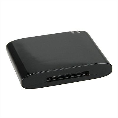 #ad Black Bluetooth Music Receiver Adapter for iPod iPhone 30 Pin Dock Bose Speaker $12.98
