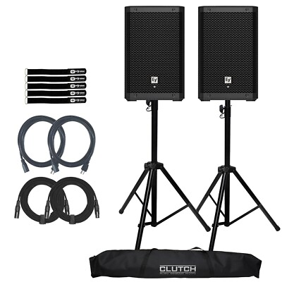 #ad Electro Voice ZLX 8P G2 US 8quot; Powered Speakers 2 Pack with Stands $1020.40