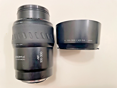 #ad Minolta AF Zoom Xi 100 300mm f4.5 5.6 Lens A Mount sony FOR PARTS NO FOCUS $16.99