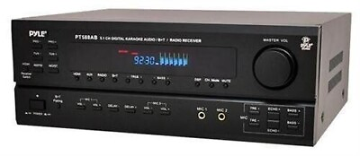 #ad Pyle PT588AB 5.1 Channel Home Receiver with AM FM HDMI and Bluetooth REMOTE $199.95