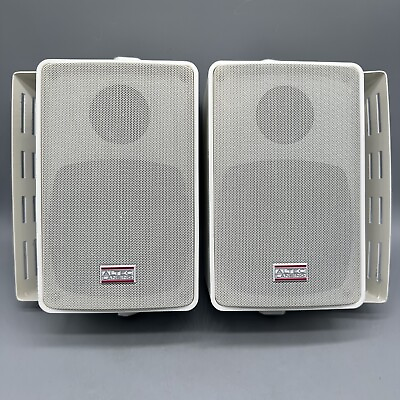 #ad Pair of Altec Lansing Model 52 2 Way Indoor Outdoor Surround Sound Speakers $65.00