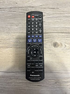#ad Panasonic Theater System Universal Remote Control EUR7662YW0 $7.95