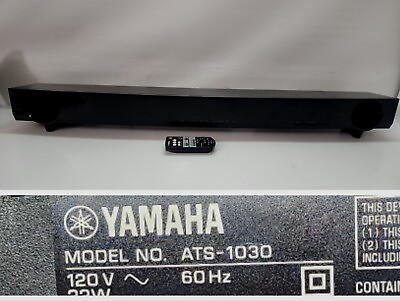 #ad Yamaha ATS 1030 Sound Bar with Dual Built in Subwoofers and Bluetooth TESTED $90.01