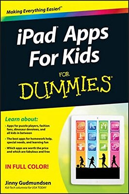 #ad iPad Apps For Kids For Dummies Gudmundsen Jinny $8.44
