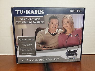 #ad TV Ears Digital Wireless Headset System Connects to Both Digital amp; Analog TVs $44.95