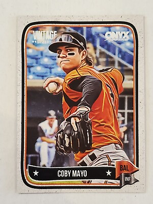 #ad COBY MAYO 2024 Onyx Vintage BASE CARD #OVCOMA Orioles $1.95