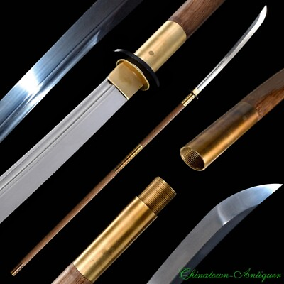 #ad Japanese Youtou Muramasa Naginata Battle Sword T10 Steel Blade Sharp Sabre #3135 $753.95