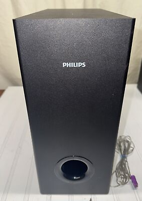 #ad Phillips HTS3371 3372 Home Theater Surround Sound Subwoofer Only…Tested $19.59