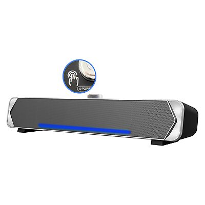 #ad New Wired USB Computer Speakers Stereo Sound Bar For Desktop PC laptop Portable $18.45