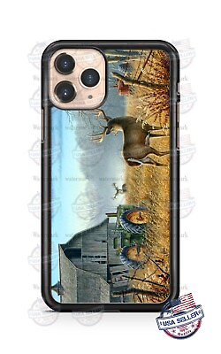 #ad Deer Hunting in Country Tractor Phone Case Cover For iPhone 11Pro Samsung LG etc $15.95
