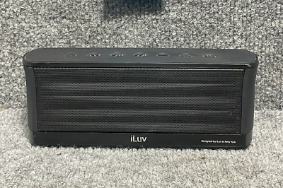 #ad ILUV Rechargeable Stereo Bluetooth Speaker ISP233BLK W O Cord in Black Color $38.42