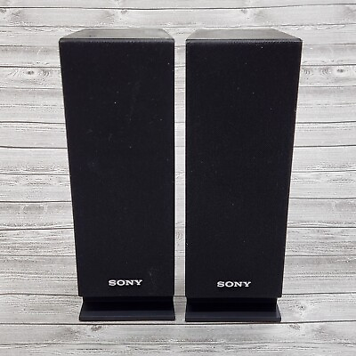 #ad #ad Sony SS TSB101 Home Theater Surround Sur R amp; L Speakers Working Tested Perfect $24.99