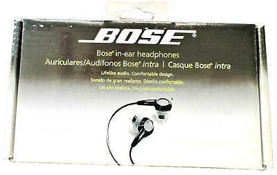 #ad Bose In Ear Headphones with Carry Case Small Silicone Tips Clip Lanyard In Box $64.99