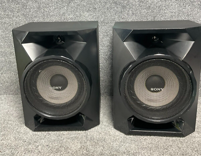 #ad #ad Sony Speakers SS EC719iP For Mini Hi Fi System 3 Ohm Impedance In Black Color $70.02