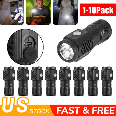 #ad Lot Three Eyed Monster Mini Flashlight Flash Super Power Waterproof Outdoor $18.99