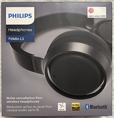 #ad Philips Fidelio L3 Over Ear Wireless Headphones Active Noise Cancellation Pro $300.28