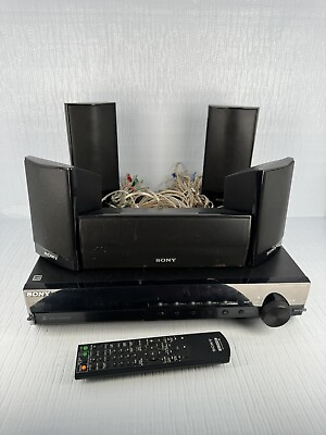 #ad Sony DVD 5 Disk Home Theatre System HCD HDX285 HDMI w Speakers amp; Remote READ $129.99