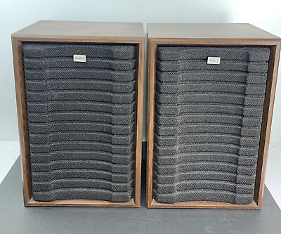 #ad Pair Of Vintage Rare Sony SS 710 Speakers Mid Century Tested Working $190.00
