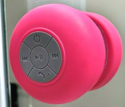 #ad Waterproof Shower Speaker Bluetooth Mini Portable Stereo Speaker PINK $11.97