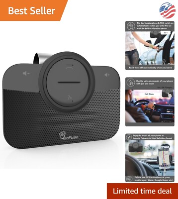 #ad High End Premium Bluetooth Car Speakerphone Hands Free Calls 1 Count $107.99