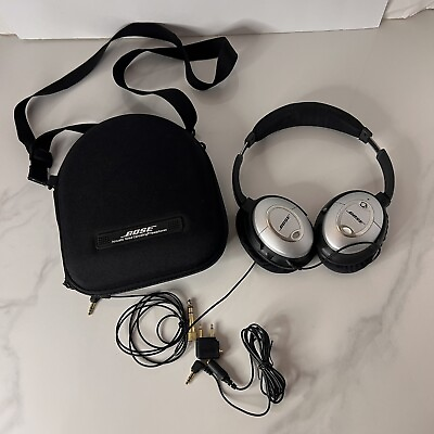 #ad Bose QuietComfort 2 QC2 Acoustic Noise Cancelling Headphones Tested Working $39.99