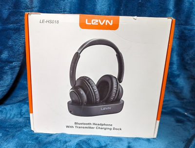 #ad LEVN Wireless Blutooth Headphones for TV Watching for Seniors Elderly LE HS018 $60.00