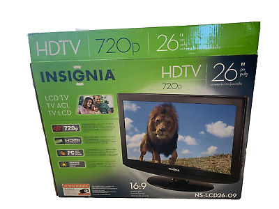 #ad TV Insignia 26quot; 720p Widescreen Flat Panel LCD HDTV with STAND REMOTE Stereo $279.99