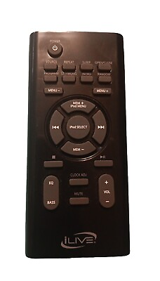 #ad iLive Remote Control Model iH319B $13.99