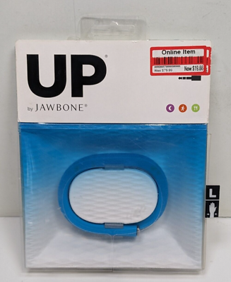 #ad NEW UP by Jawbone in Light Blue Fitness Tracker Size Large Model JBR06b LG US $19.99