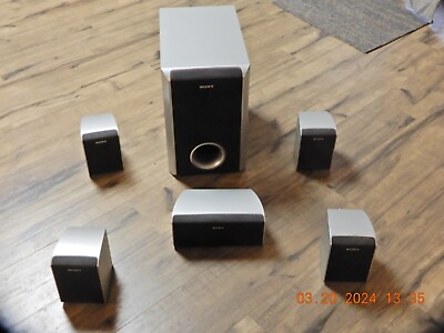 #ad Sony 5.1 Surround Home Theater 6 speaker System. No wires. $39.00