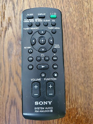 #ad Genuine Sony System Audio Remote RM AMU009 Remote Control Excellent Condition $9.69