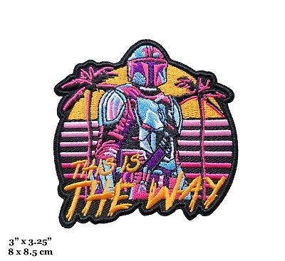 #ad Star War The Mandalorian Boba Fett This Is The Way Embroidered Iron On Patch $4.99