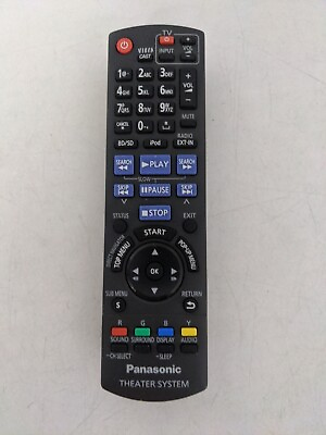 #ad Genuine Panasonic Theater System RemoteControl Model N2QAKB000089 $11.19