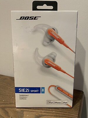 #ad Bose SiE2i Sport In Ear Wired IE Headphones Apple iOS Rare Orange. Sealed. $249.98